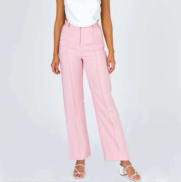 $49 Princess Polly Pink Trousers - Picture 1 of 1